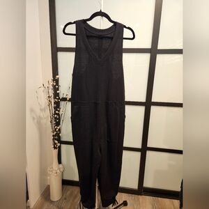 Charcoal Sleeveless Jumpsuit